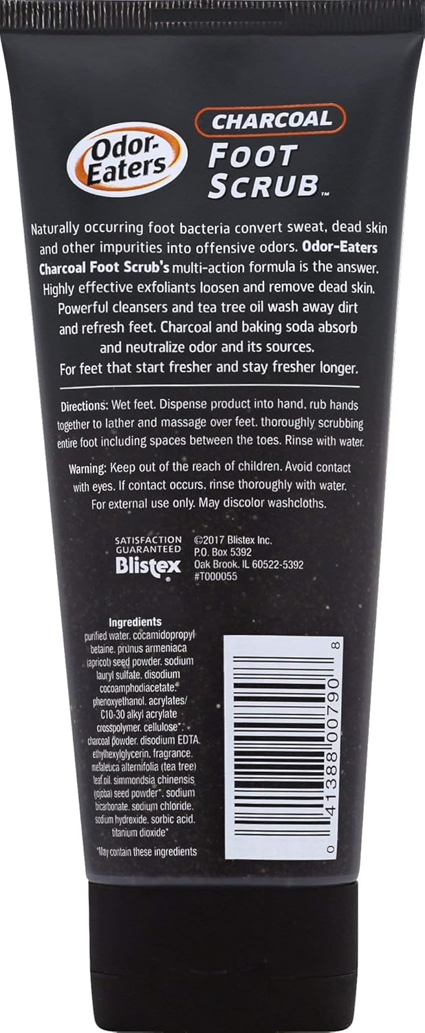 Odor Eaters Foot Scrub, Charcoal - Image 2