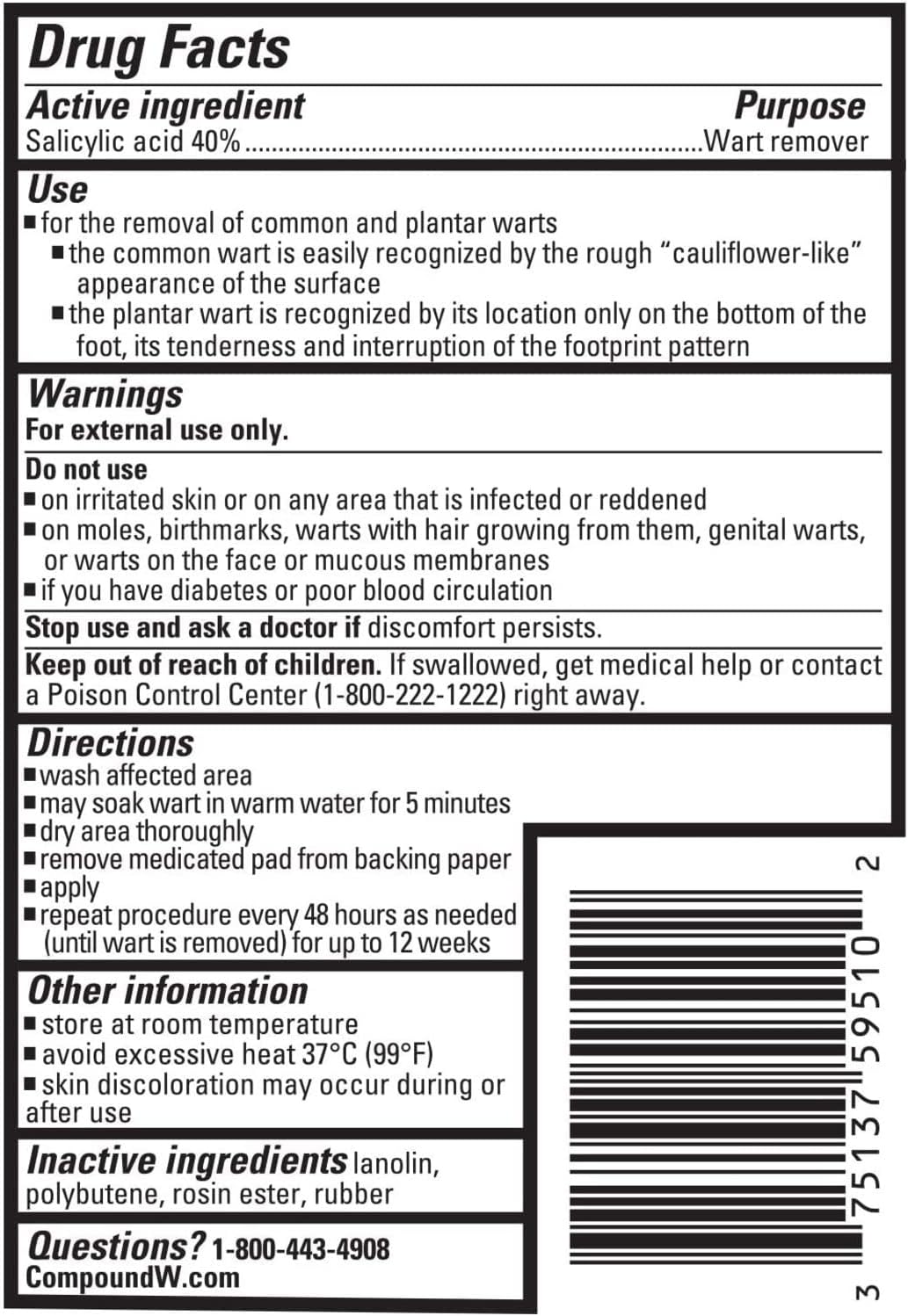 Wart Remover Maximum Strength One Step Pads, 14 - Image 9
